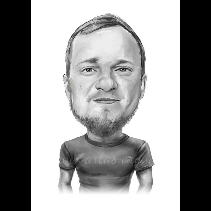 Портретні чорно-білі тонові