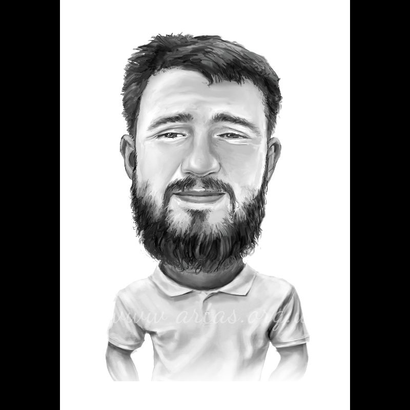 Портретні чорно-білі тонові