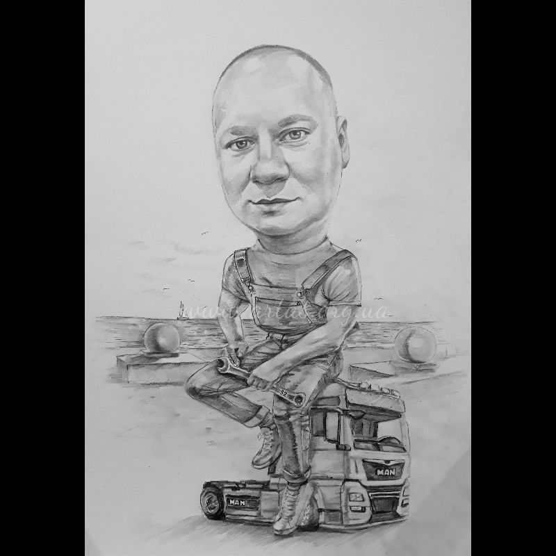 Персонажний олівцем