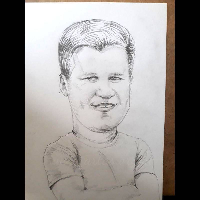 Портретний швидкий олівцем