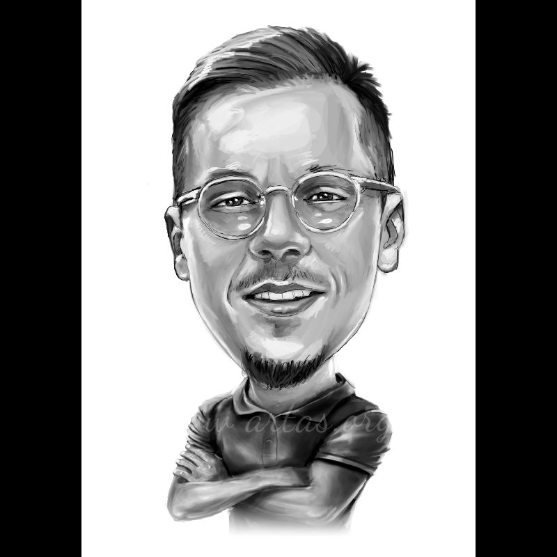 Портретні чорно-білі тонові