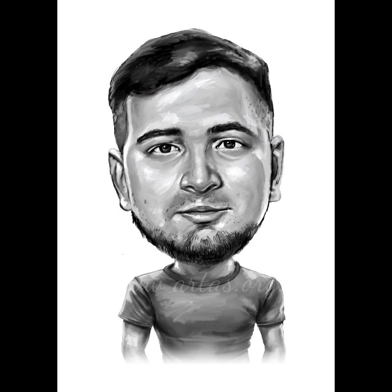 Портретні чорно-білі тонові