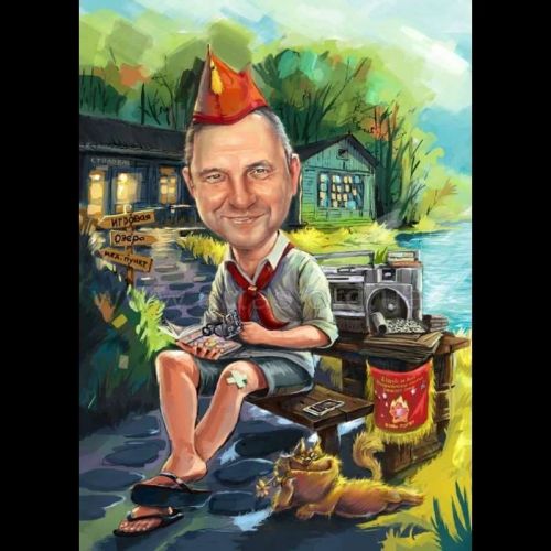 Сюжетний у кольорі