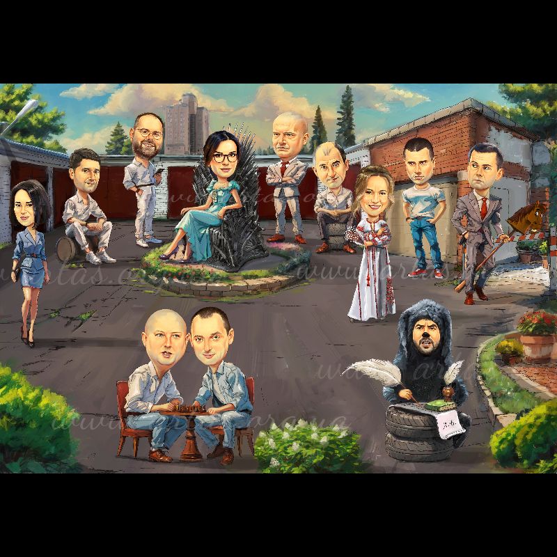 Сюжетний у кольорі