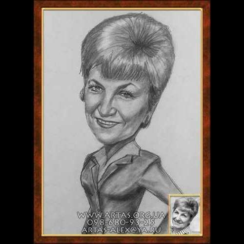 Портретний графітним олівцем