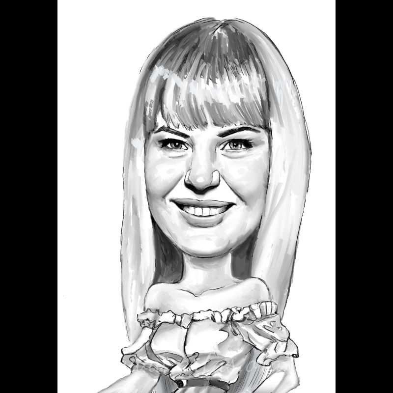 Портретний чорнильний