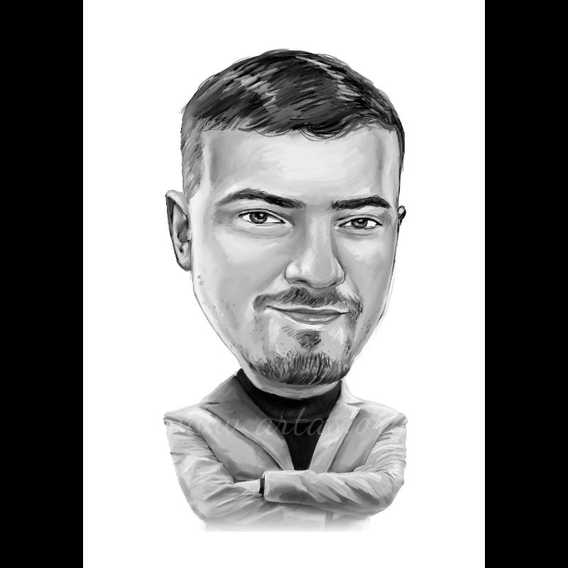 Портретні чорно-білі тонові