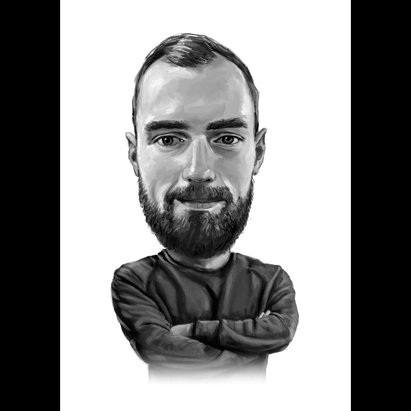 Портретні чорно-білі тонові