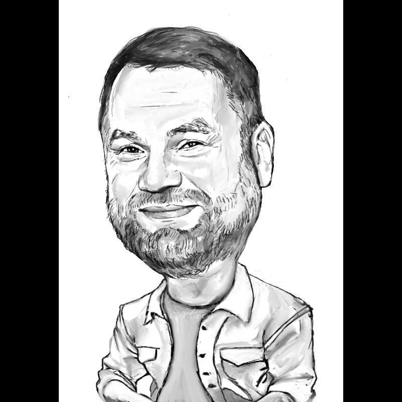 Портретний чорнильний