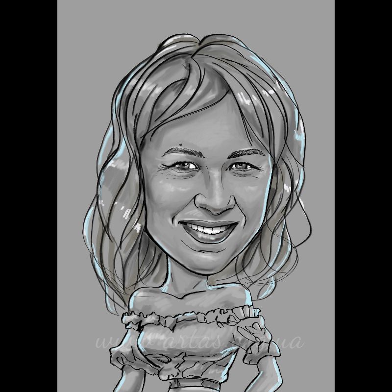 Карикатура портретна