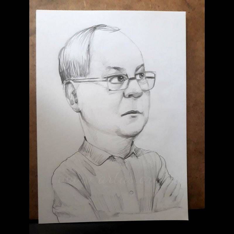 Портретний швидкий олівцем