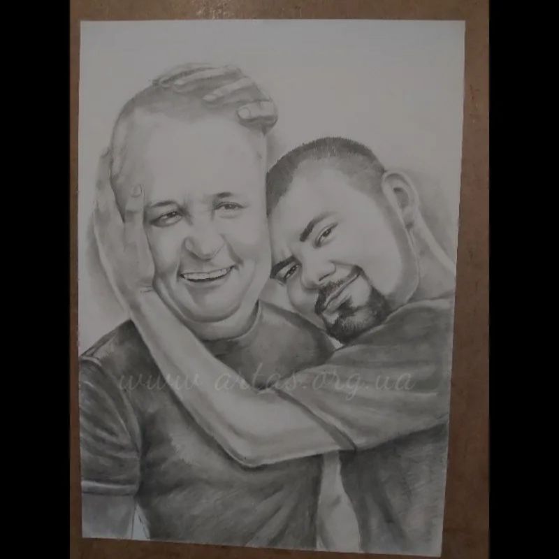 Портретний графітним олівцем