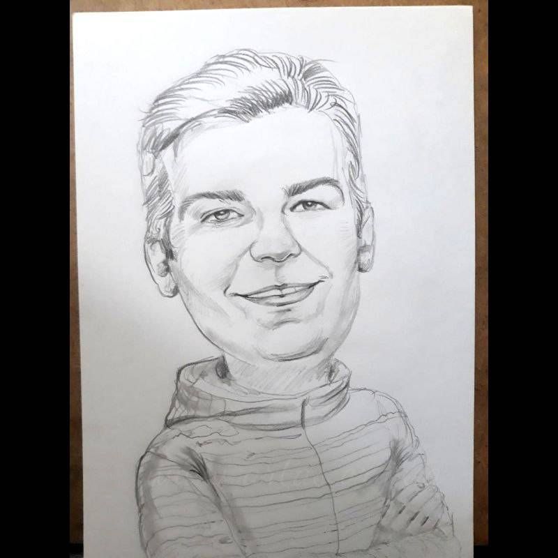 Портретний швидкий олівцем