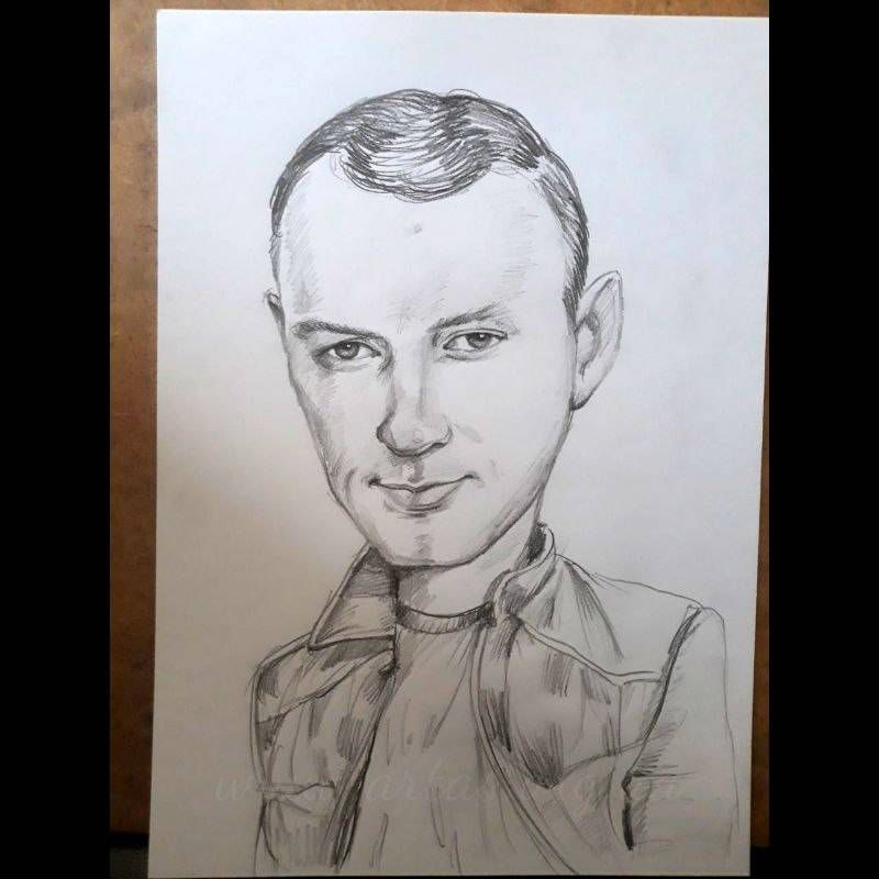 Портретний швидкий олівцем