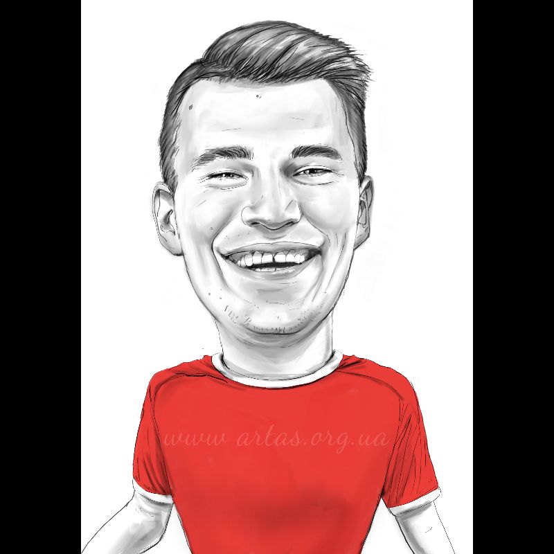 Портретний чорнильний