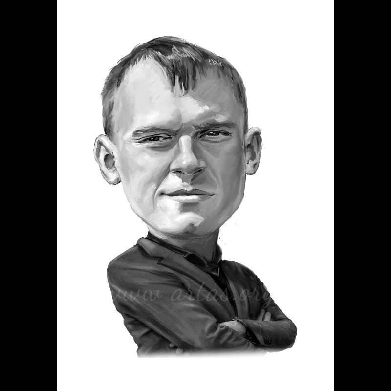 Портретні чорно-білі тонові