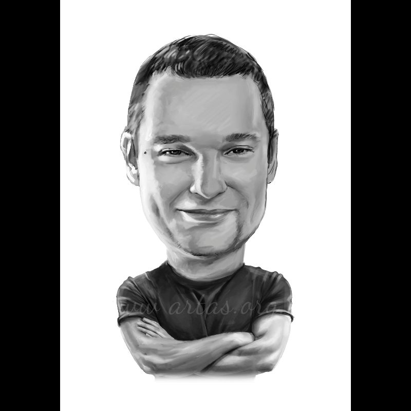 Портретні чорно-білі тонові