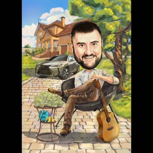 Сюжетний у кольорі