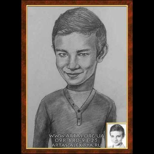 Портретний графітним олівцем