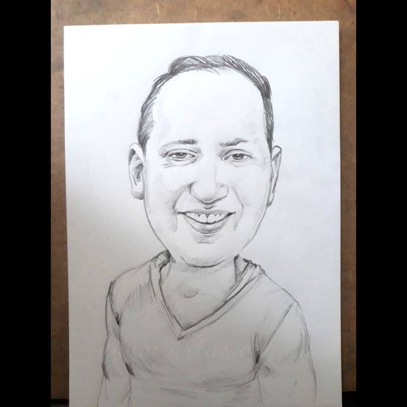 Портретний швидкий олівцем