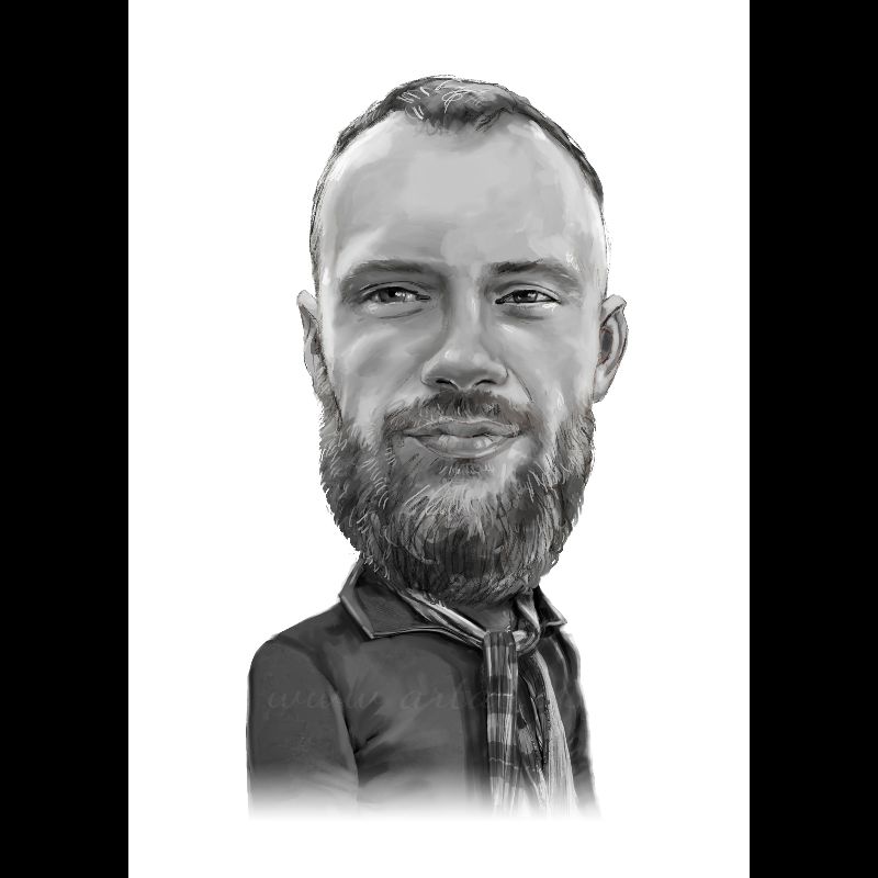 Портретні чорно-білі тонові