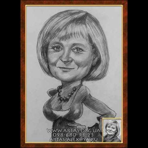 Портретний графітним олівцем
