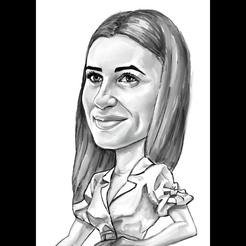 Портретний чорнильний