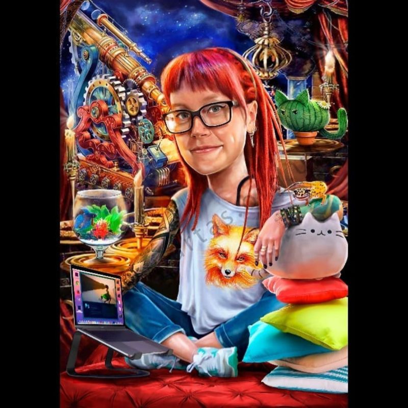 Сюжетний у кольорі