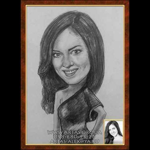 Портретний графітним олівцем