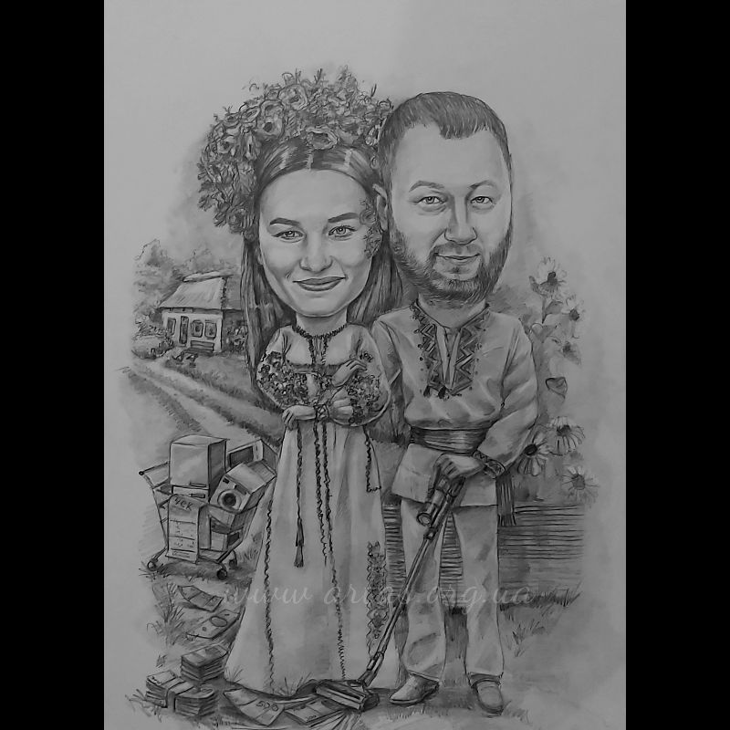 Персонажний олівцем