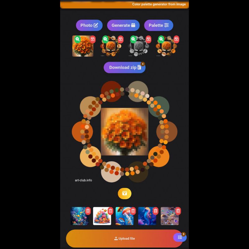 Image Palette Generator