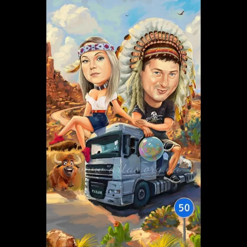 Сюжетний у кольорі